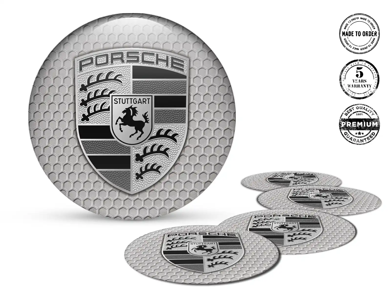 Porsche Aufkleber auf Felgen Individuelle Epoxy-Ausgabe